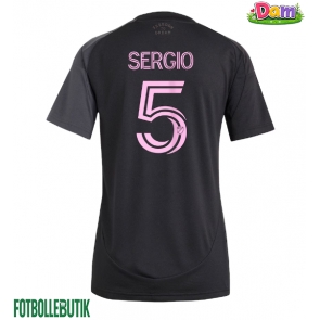 Inter Miami Sergio Busquets #5 Bortatröja Kvinnor 2025-26 Kortärmad